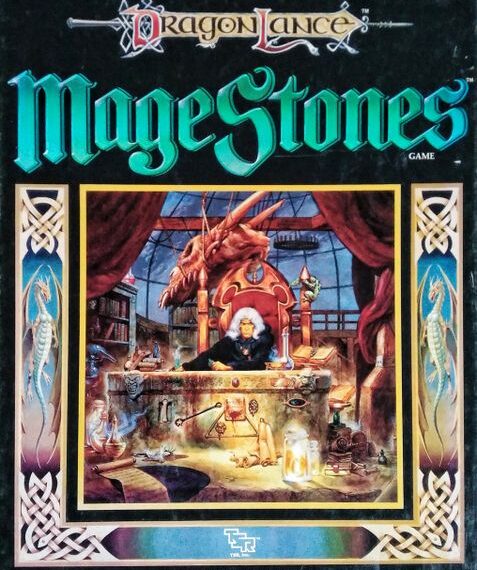 Dragonlance Mage Stones (1990) Board Game
