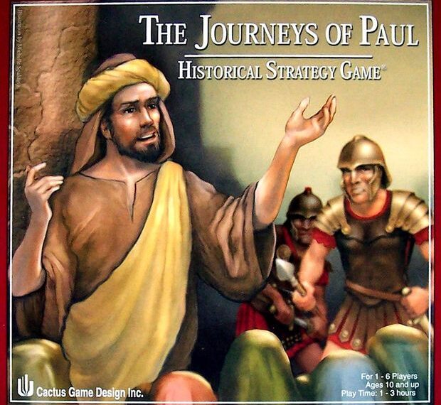The Journeys of Paul (1990) Board Game