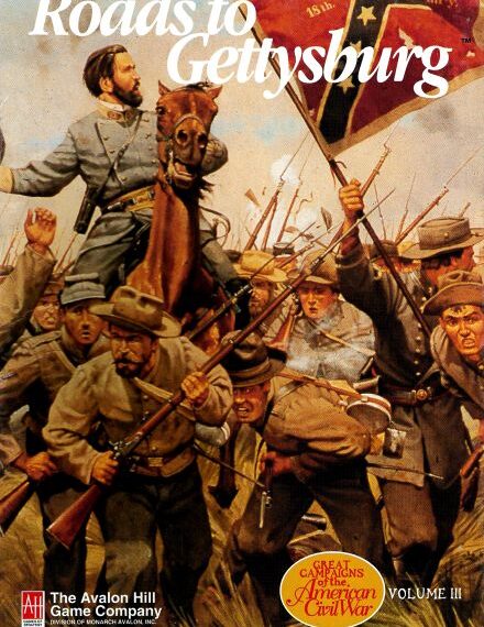 Roads to Gettysburg (1993) Board Game