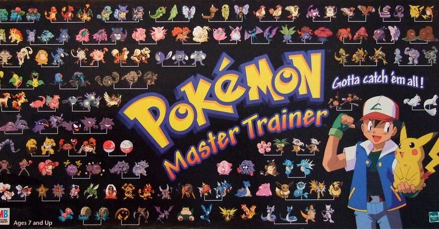Pokémon Master Trainer (1999) Board Game