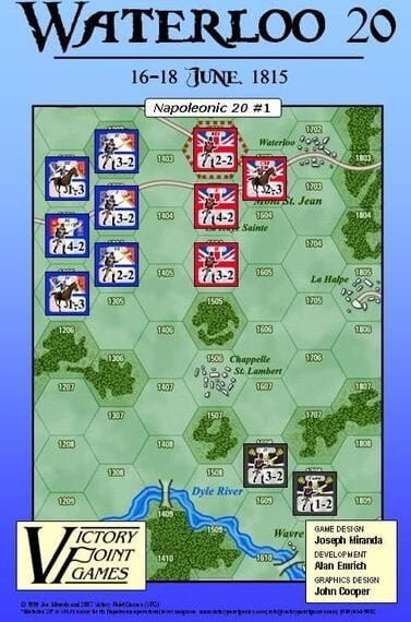 Waterloo 20 (2000) Board Game