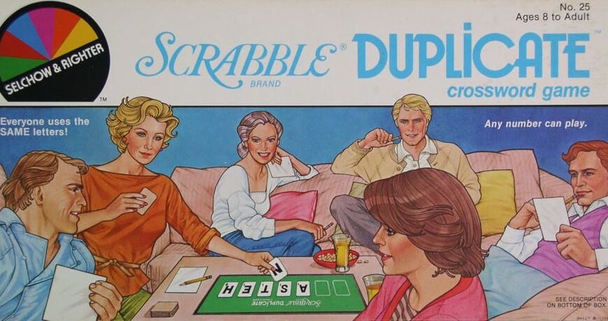 Scrabble Duplicate Crossword Game (1975) Board Game