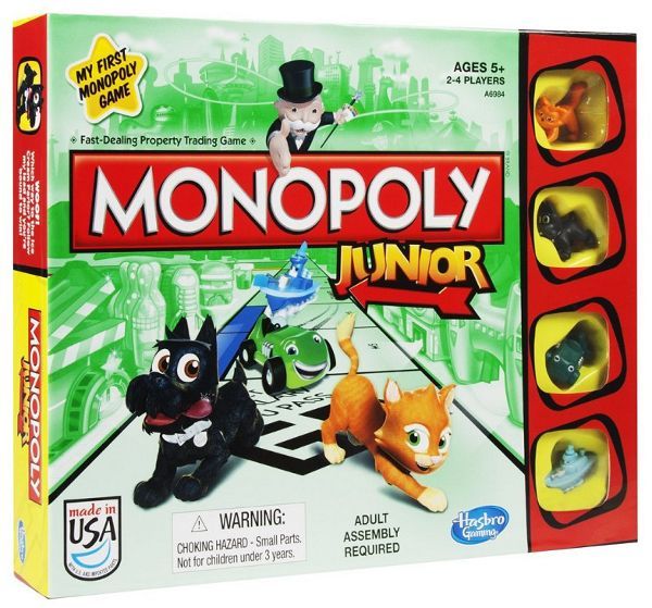 Monopoly Junior (1990) Board Game