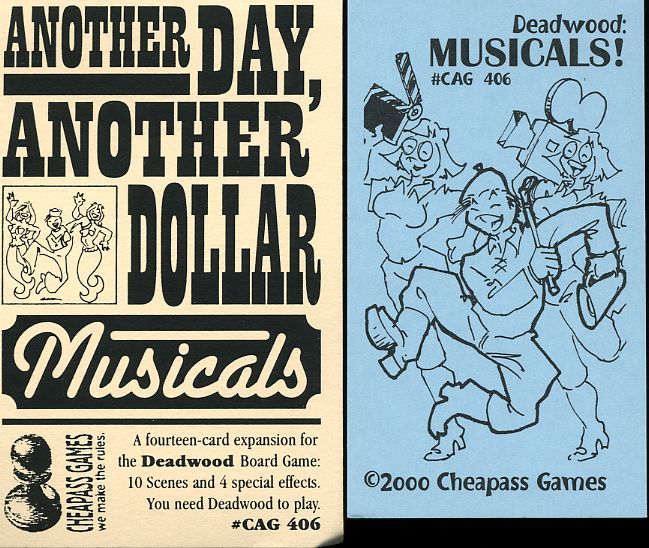 Another Day, Another Dollar: Musicals (2000) Board Game