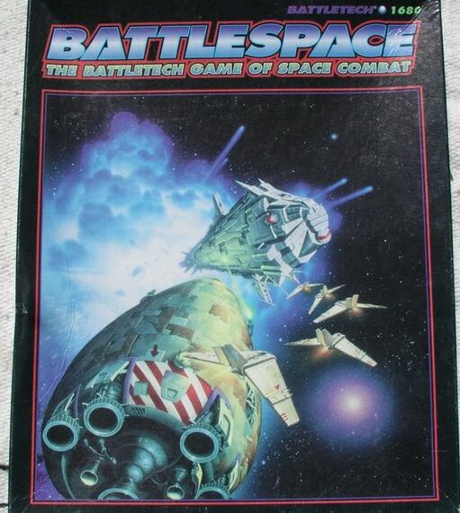 BattleSpace: The BattleTech Game of Space Combat (1993) Board Game