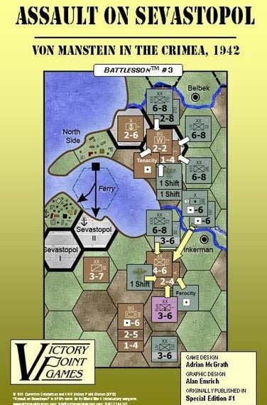 Assault on Sevastopol: Von Manstein in the Crimea, 1942 (2008) Board Game