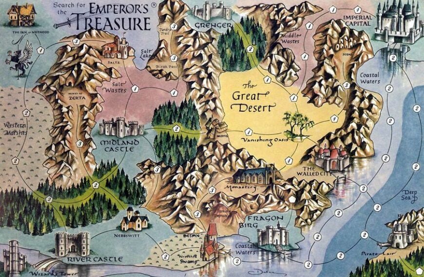 Search for the Emperor’s Treasure (1981) Board Game