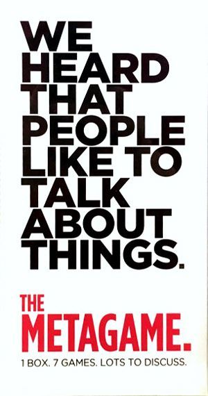 The Metagame (2011) Board Game