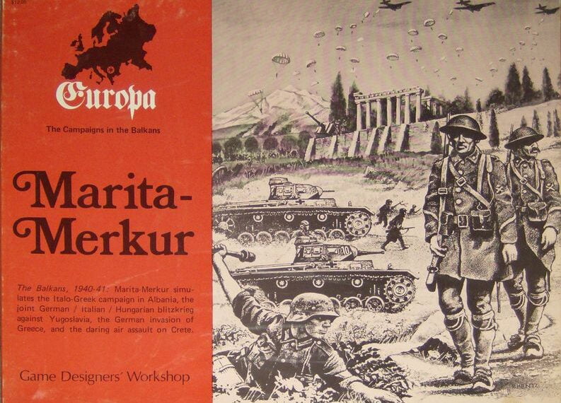 Marita-Merkur: The Campaign in the Balkans, 1940-41 (1979) Board Game