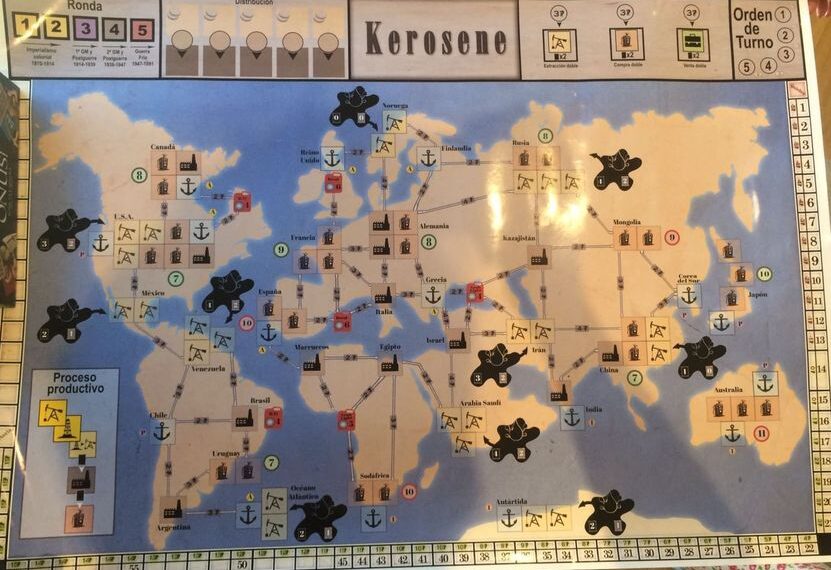 Kerosene (2016) Board Game