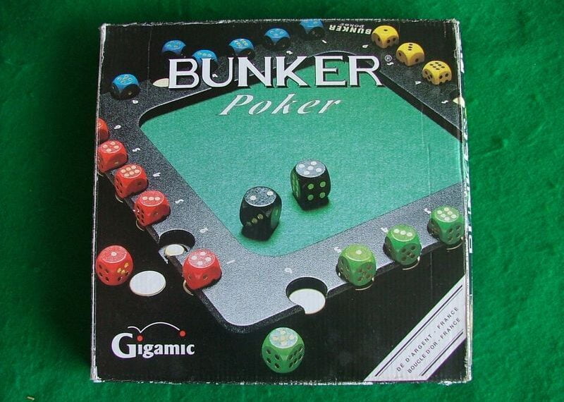 Bunker Poker (1999) Board Game