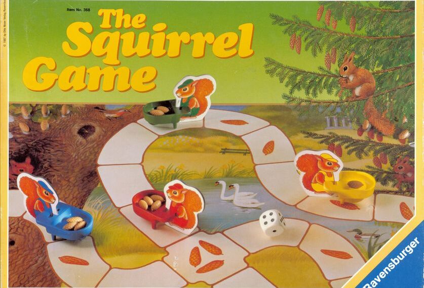 The Squirrel Game (1987) Board Game