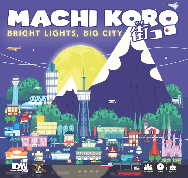 Machi Koro: Bright Lights, Big City (2016) Board Game