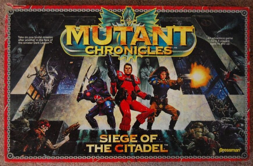 Mutant Chronicles: Siege of the Citadel (1993) Board Game