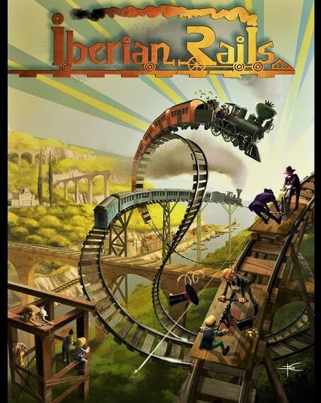 Iberian Rails (2017) Board Game