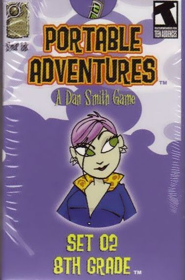 Portable Adventures: 8th Grade (2003) Board Game