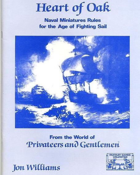 Heart of Oak: Naval Miniatures Rules for the Age of Fighting Sail (1978) Board Game