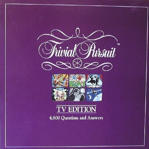Trivial Pursuit: TV Edition – 4,800 Questions and Answers (1992) Board Game