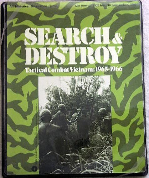 Search & Destroy: Tactical Combat Vietnam – 1965-1966 (1975) Board Game