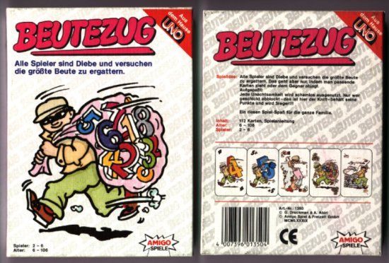 Beutezug (1989) Board Game