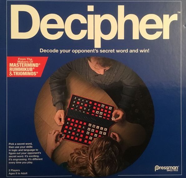 Decipher (1972) Board Game