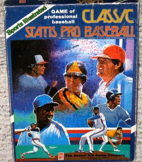 Classic Statis Pro Baseball (1987) Board Game