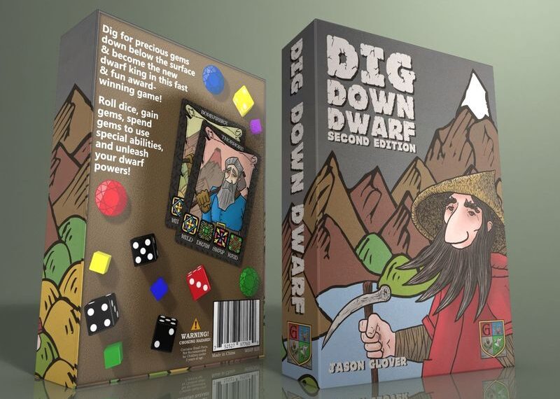 Dig Down Dwarf (Second Edition) (2017) Board Game