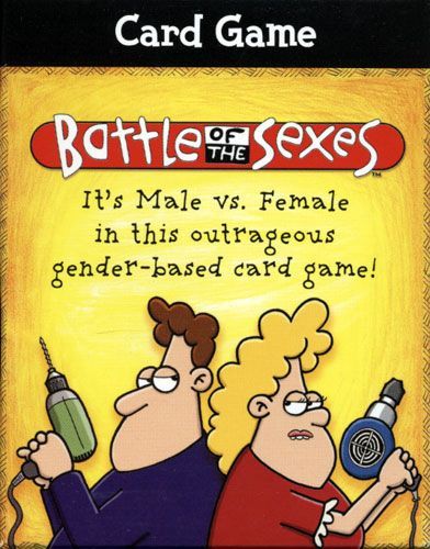 Battle of the Sexes Card Game (2001) Board Game