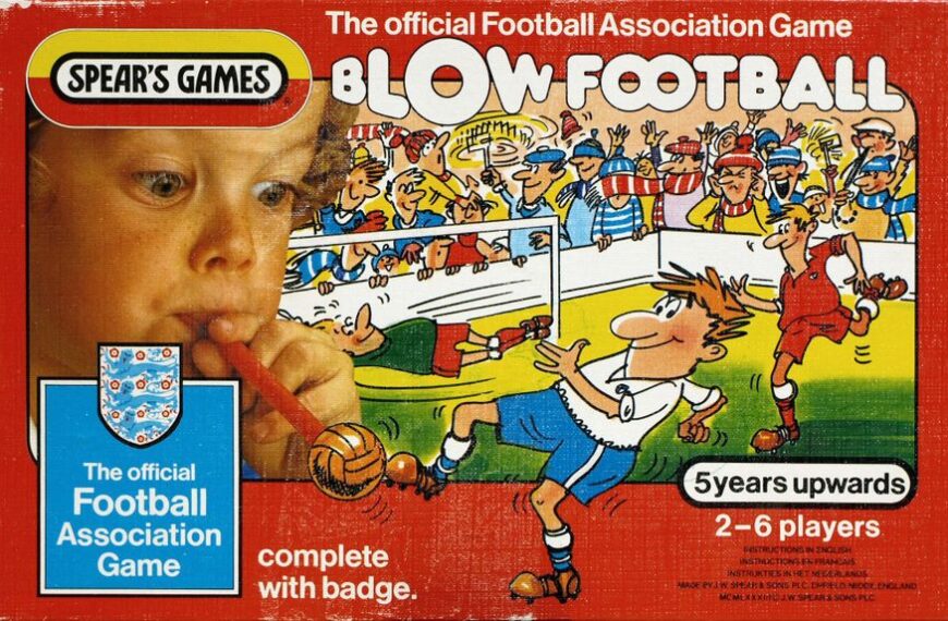 Blow Football (1910) Board Game