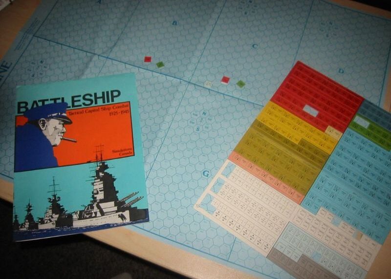 Battleship: Tactical Capital Ship Combat 1925-1945 (1986) Board Game
