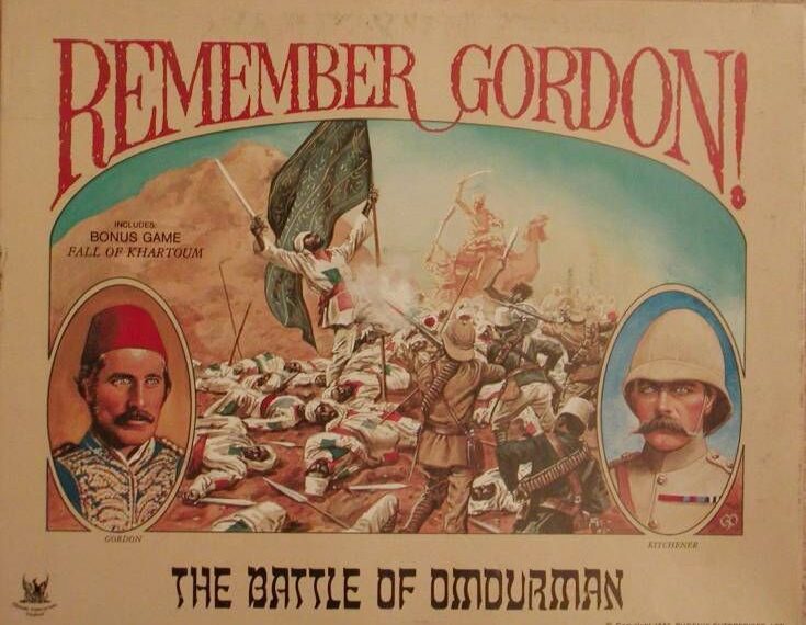 Remember Gordon! The Battle of Omdurman (1982) Board Game