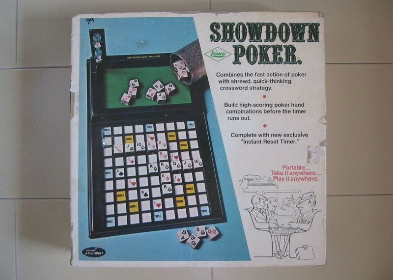 Showdown Poker (1971) Board Game