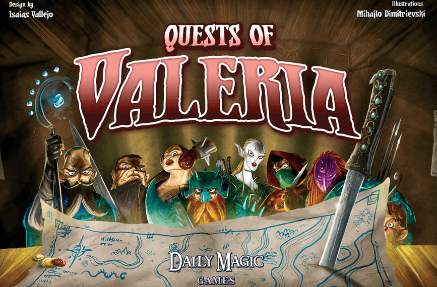 Quests of Valeria (2017) Board Game