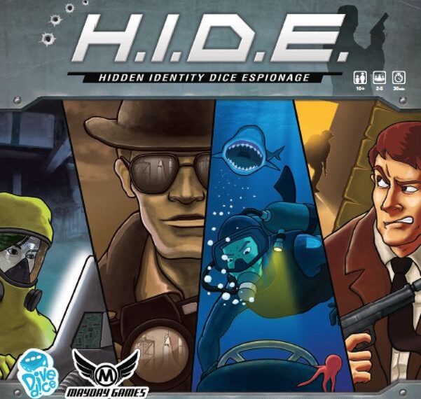 H.I.D.E.: Hidden Identity Dice Espionage (2015) Board Game