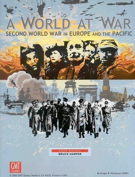 A World at War: Second World War in Europe and the Pacific (2003) Board Game