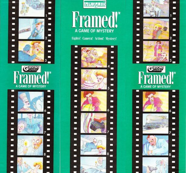 Framed! (1992) Board Game