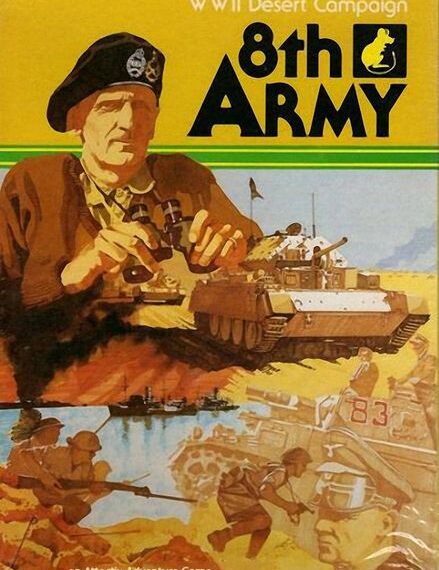 8th Army (1982) Board Game