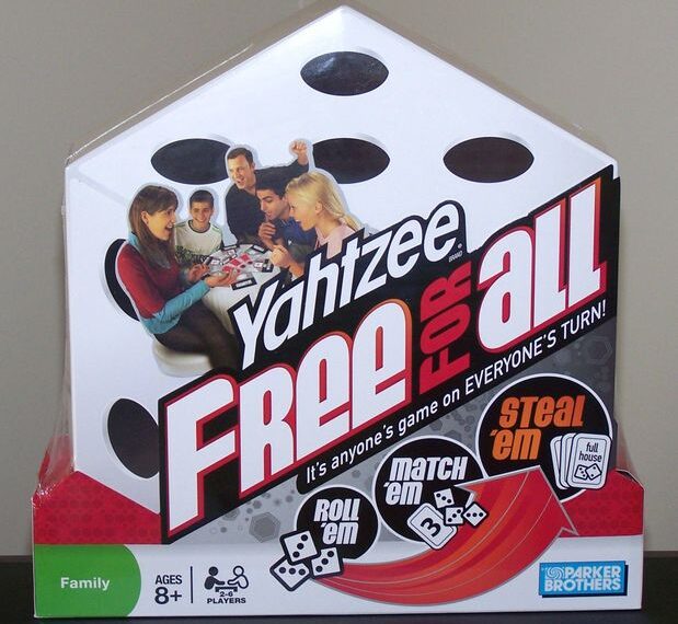 Yahtzee Free for All (2008) Board Game
