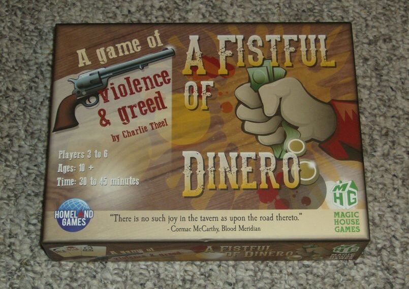 A Fistful of Dinero (2015) Board Game