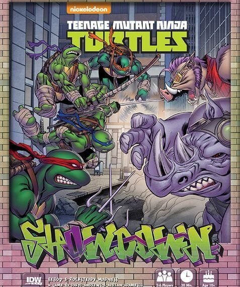 Teenage Mutant Ninja Turtles: Showdown – Bebop & Rocksteady Madness (2017) Board Game