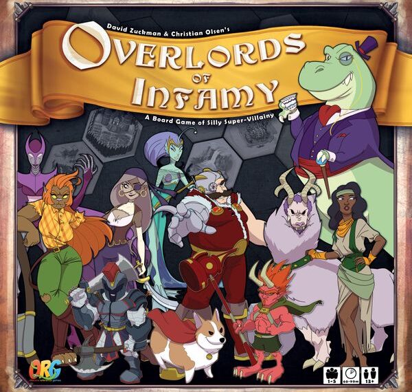 Overlords of Infamy (2017) Board Game