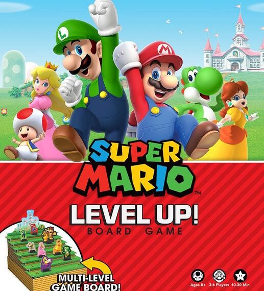 Super Mario: Level Up! Board Game (2017) Board Game