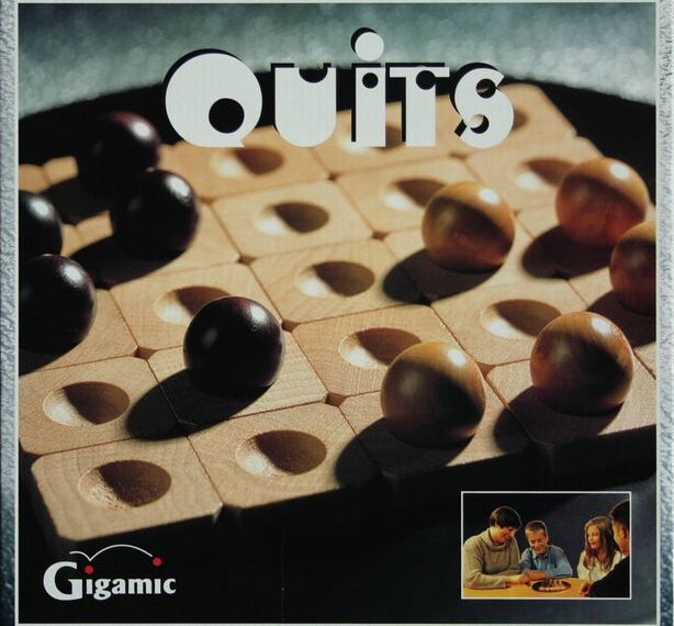 Quits (1990) Board Game