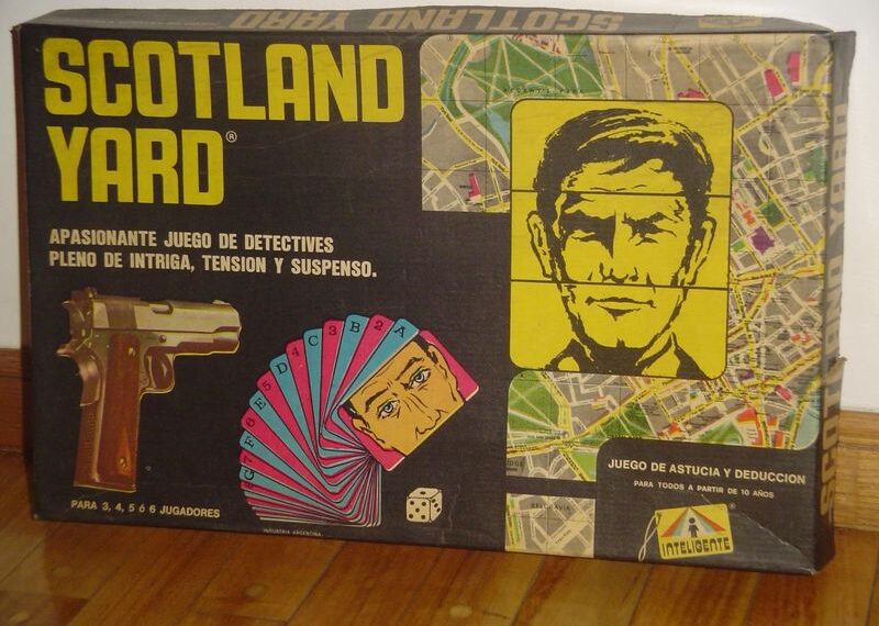 Scotland Yard (1982) Board Game