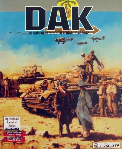 DAK: The Campaign in North Africa, 1940-1942 (1997) Board Game
