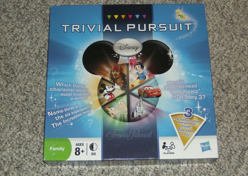 Trivial Pursuit: Disney for All (2011) Board Game