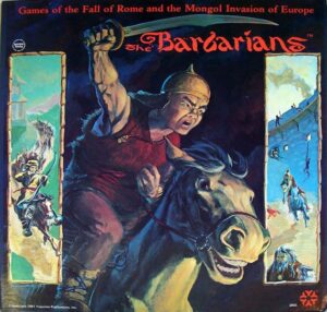 The Barbarians: Games of the Fall of Rome and the Mongol Invasion of Europe (1981) Board Game