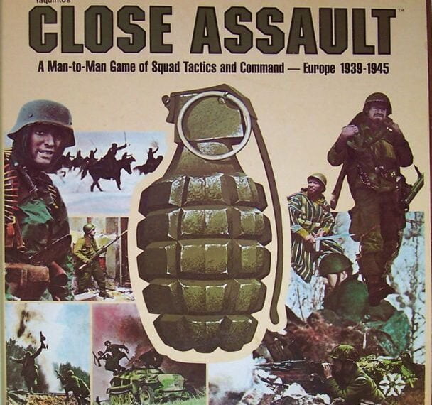 Close Assault: A Man-to-Man Game of Squad Tactics and Command – Europe 1939-1945 (1983) Board…