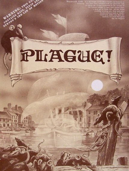 Plague! (1991) Board Game