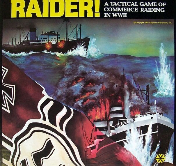 Raider!: A Tactical Game of Commerce Raiding in WWII (1981) Board Game